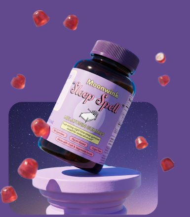 Moonwink Sleep Spell melatonin gummies bottle