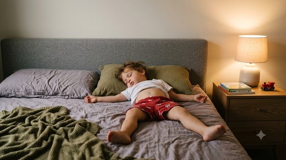 Moonwink customer's child